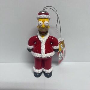 Homer Simpson as Santa Clause The Simpsons Cartoon Christmas Tree Ornament 2024